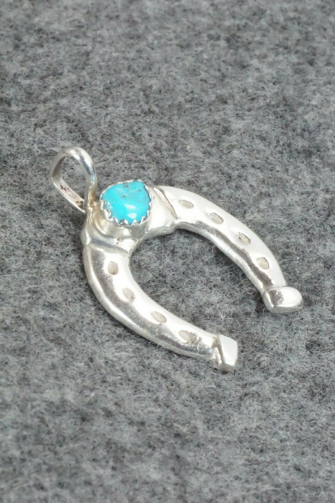 Turquoise & Sterling Silver Pendant - Pauline Nelson