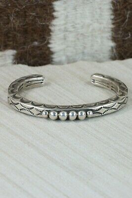 Navajo Sterling Silver Bracelet - Alex Sanchez