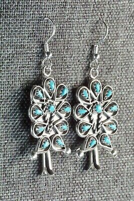 Turquoise & Sterling Silver Earrings - Tricia Leekity