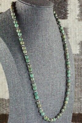 Turquoise & Sterling Silver Necklace - Doreen Jake