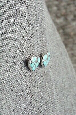 Turquoise & Sterling Silver Earrings - Thurza Leekya