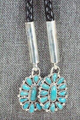 Turquoise & Sterling Silver Bolo Tie - Jaz Wilson