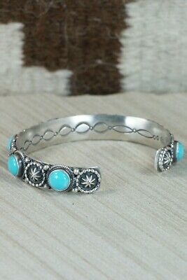 Turquoise & Sterling Silver Bracelet - Bobby Platero