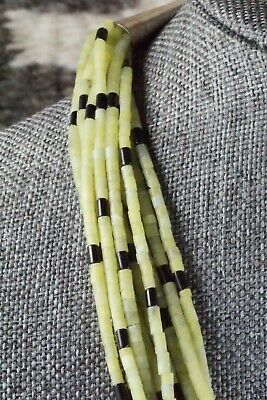 Shell, Jet & Sterling Silver Necklace - Ramona Bird