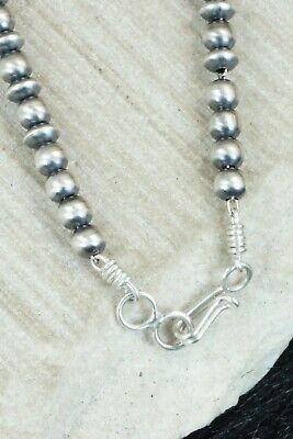 Sterling Silver Navajo Pearl Necklace - Jan Mariano