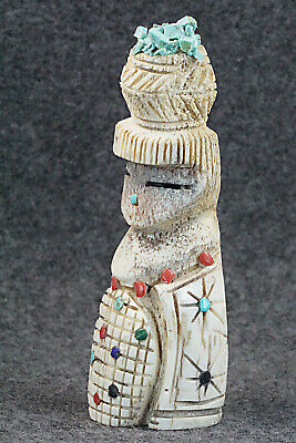 Corn Maiden Zuni Fetish Carving - Carl Etsate