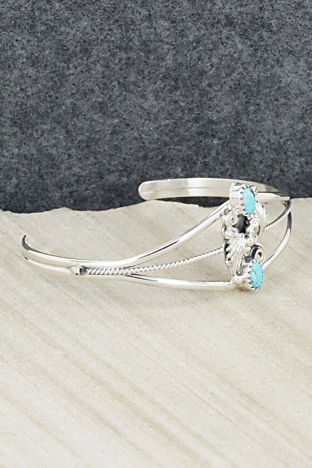 Turquoise & Sterling Silver Bracelet - William Begay