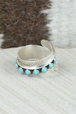 Turquoise & Sterling Silver Ring - Aaron Davis - Size 7