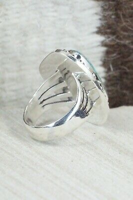 Turquoise & Sterling Silver Ring - Jimson Belin - Size 7