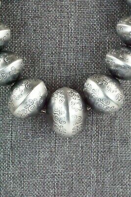 Sterling Silver Navajo Pearl Necklace & Earrings - Preston Haley