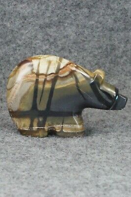 Bear Zuni Fetish Carving - Reynold Lunasee