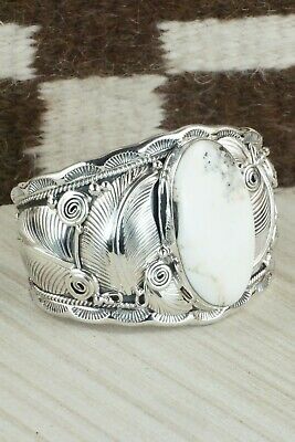 White Buffalo & Sterling Silver Bracelet - Darrell Morgan