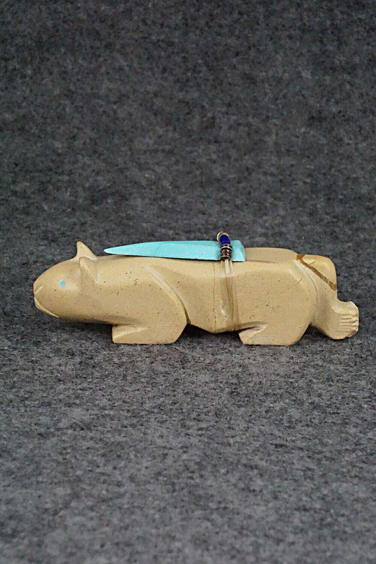 Mountain Lion Zuni Fetish Carving - Alex Tsethlikai