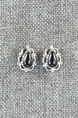 Onyx & Sterling Silver Earrings - Letricia Largo