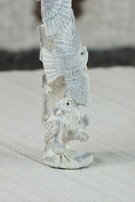 Eagle Zuni Fetish Carving - Lewis Malie Jr - High Lonesome Trading