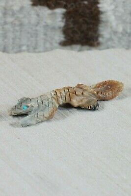 Lizard Zuni Fetish Carving - Cody Cheama - High Lonesome Trading