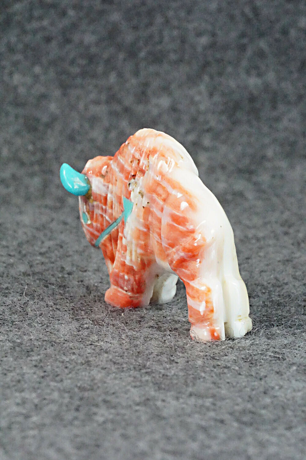 Buffalo Zuni Fetish Carving - Andres Quandelacy