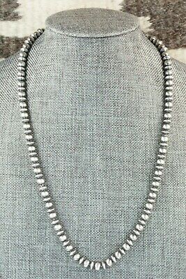 Sterling Silver Navajo Pearl Necklace - Jan Mariano