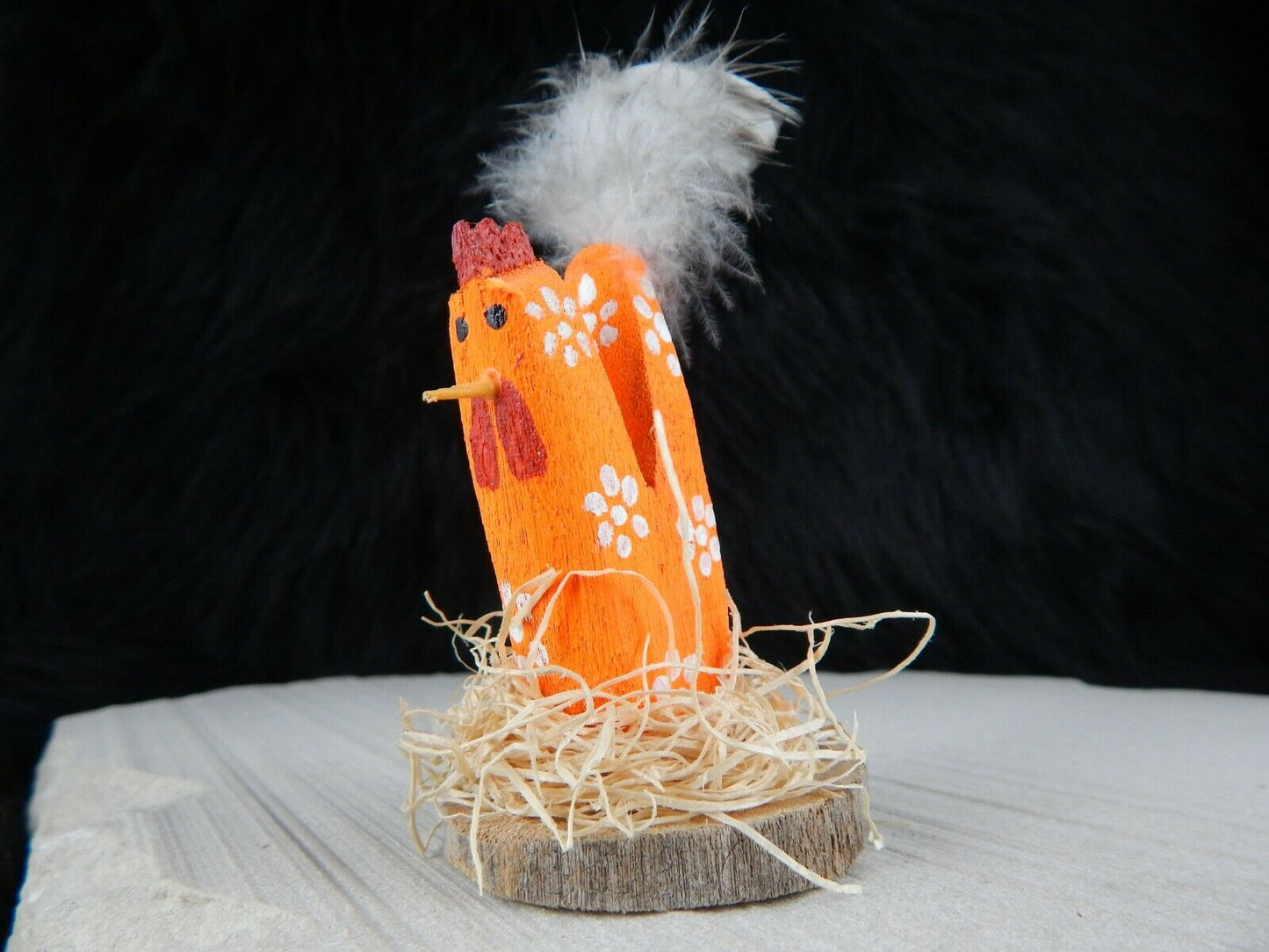 Navajo Chicken Folk Art - I.S. Yaz - Native American - High Lonesome Trading