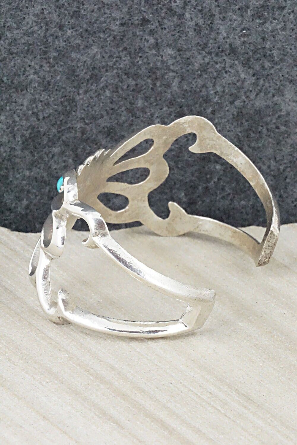 Turquoise & Sterling Silver Bracelet - Sheridan Bitsy