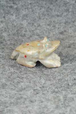 Frog Zuni Fetish Carving - Todd Lowsayatee