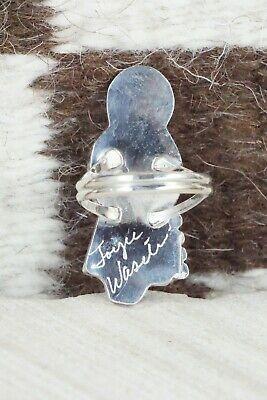 Corn Maiden & Sterling Silver Ring - Joyce Waseta - Size 9 - High Lonesome Trading