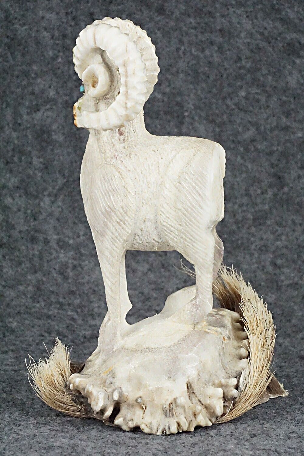 Ram Zuni Fetish Carving - Garrick Weeka