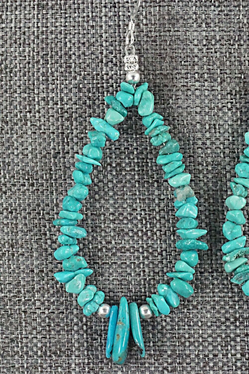 Turquoise & Sterling Silver Earrings - Tammy Nolcot