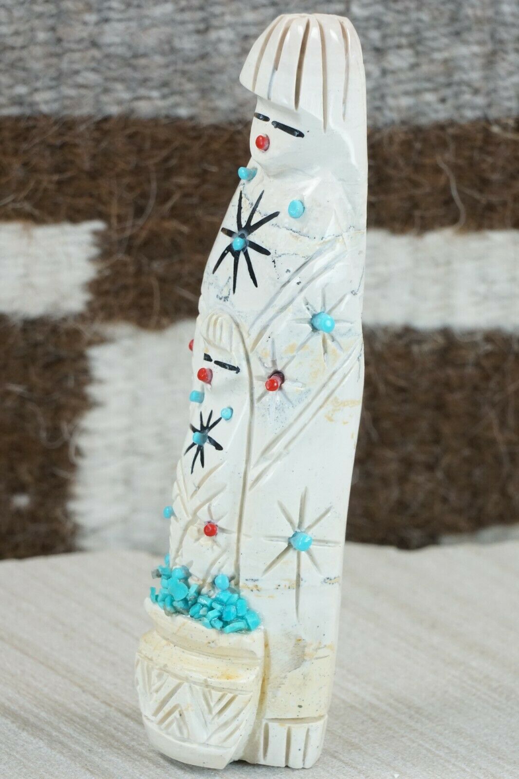 Corn Maiden Zuni Fetish Carving - Terrance Martza