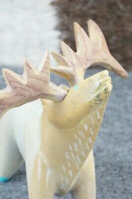 Caribou Zuni Fetish Carving - Enrike Leekya