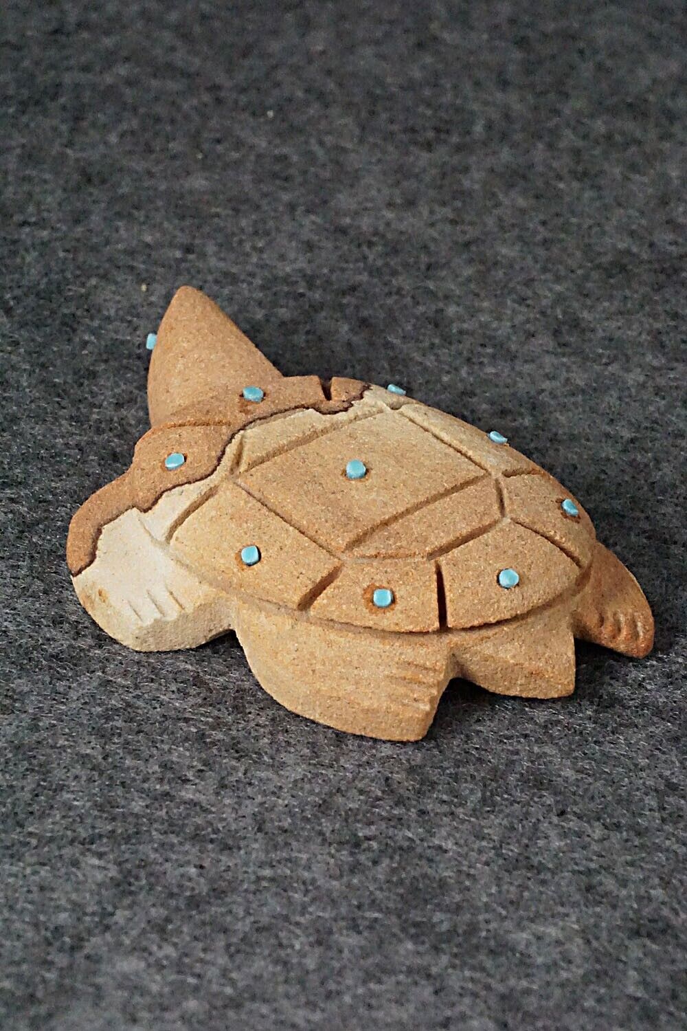 Turtle Zuni Fetish Carving - Brandon Phillips