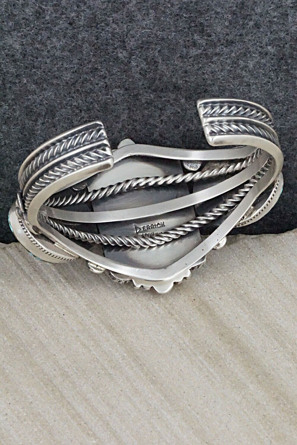 Turquoise & Sterling Silver Bracelet - Derrick Gordon