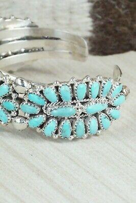 Turquoise & Sterling Silver Bracelet - Jazz Wilson - High Lonesome Trading
