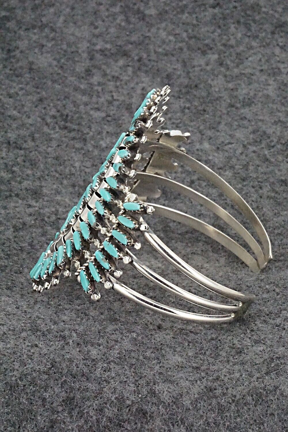 Turquoise & Sterling Silver Bracelet - Nathaniel Nez