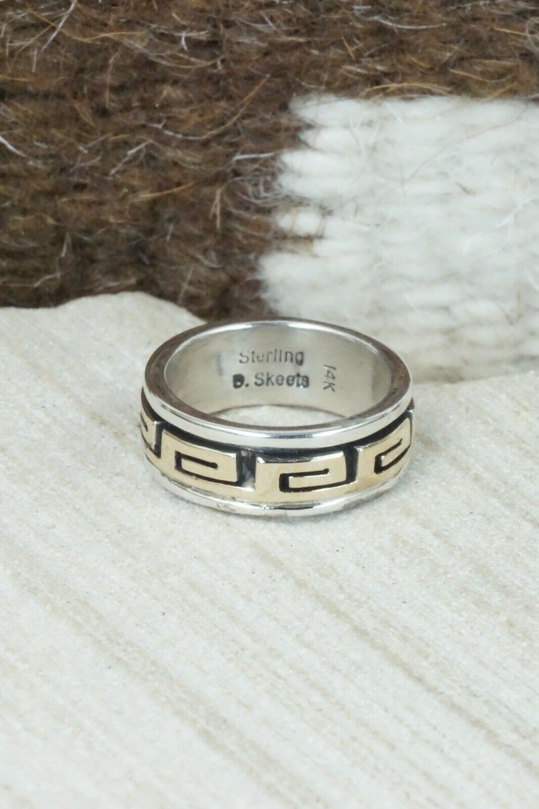 Sterling Silver Ring - David Skeets - Size 6