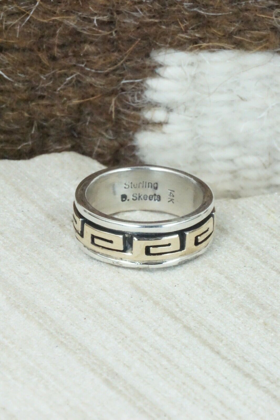 Sterling Silver Ring - David Skeets - Size 4.75