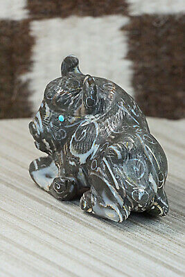 Buffalo Zuni Fetish Carving - Wilfred Cheama