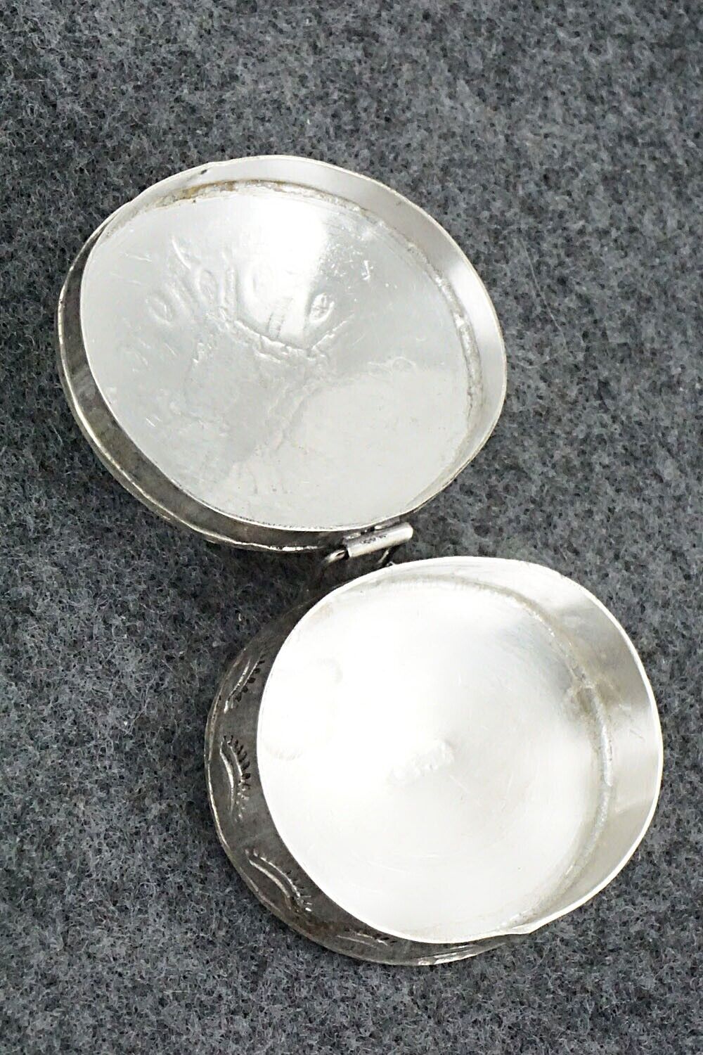Turquoise & Sterling Silver Pill Box - Elouise Curtis
