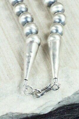 Turquoise & Sterling Silver Pearl Necklace - Jan Mariano - High Lonesome Trading