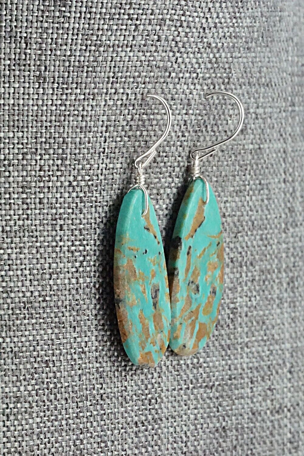 Turquoise & Sterling Silver Earrings - Sharon Abeyta