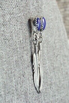 Lapis & Sterling Silver Earrings - Navajo