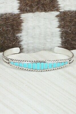 Turquoise & Sterling Silver Bracelet - Millie Peynetsa