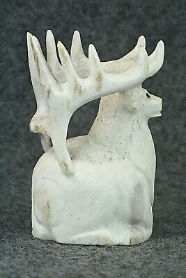 Elk Zuni Fetish Carving - Maxx Laate