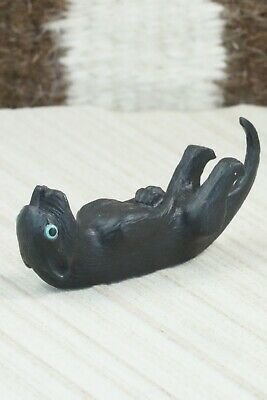 Otter Zuni Fetish Carving - Glendon Lasiloo