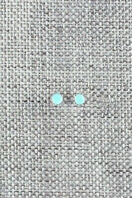 Turquoise & Sterling Silver Earrings - Serena Sanchez