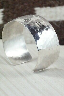 Navajo Sterling Silver Bracelet - Elaine Tahe