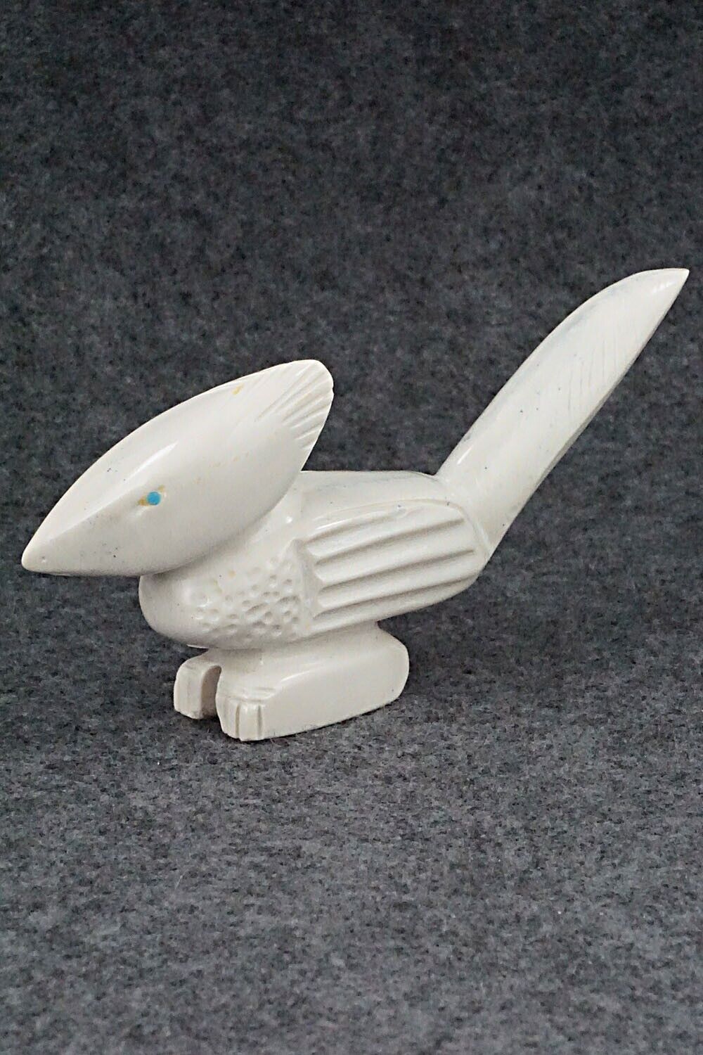 Roadrunner Zuni Fetish Carving - Gilbert Lonjose