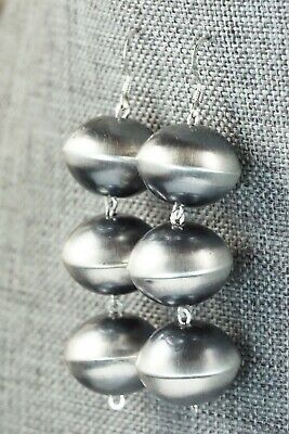 Sterling Silver Navajo Pearl Earrings - Preston Haley