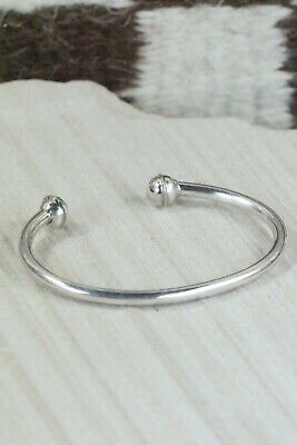 Navajo Sterling Silver Bracelet - Elaine Tahe