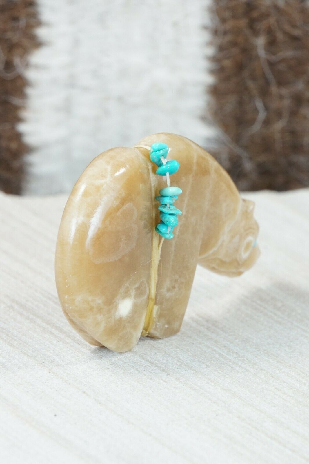 Bear Zuni Fetish Carving - Paulette Quam
